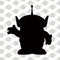 Disney Toy Story Alien Silhouette Apple AirPods 2 Skin