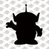 Disney Toy Story Alien Silhouette iPhone XS Clear Case