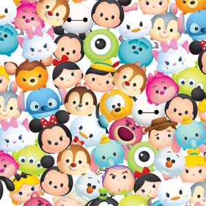 Disney Tsum Tsum Animated Characters Wii (Includes 1 Controller) Skin