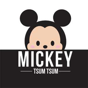 Disney Tsum Tsum Mickey Mouse iPhone 14 Pro Max Clear Case
