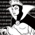 Disney Villains Evil Queen Black and White iPhone XS Clear Case