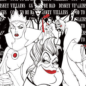 Disney Villains Characters Art Xbox 360 (Includes HDD) Skin