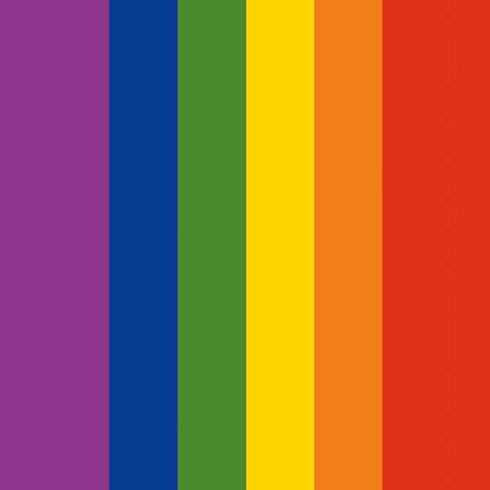 Vertical Rainbow Flag PlayStation Portal Remote Player Skin