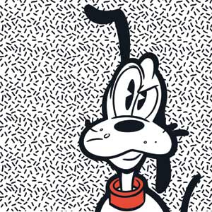 Disney Friends Pluto Confused Apple AirPods 2 Skin