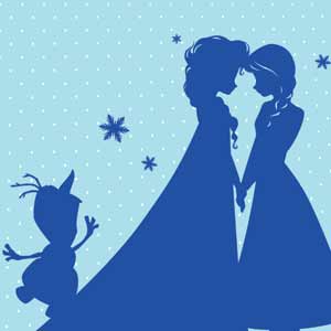 Disney Frozen Frozen Silhouettes iPhone 13 Pro Max Clear Case