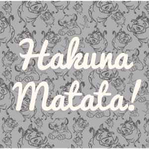 Disney The Lion King Hakuna Matata iPhone 13 Pro Max Clear Case