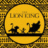 Disney The Lion King Simba Timon and Pumba Tribal Print iPhone XS Clear Case