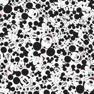 Disney Mickey Mouse Face Pattern Wii (Includes 1 Controller) Skin