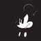 Disney Mickey Mouse Black and White Wii (Includes 1 Controller) Skin