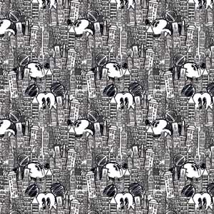 Disney Mickey Mouse Cityscape Sketch Xbox Adaptive Controller Skin