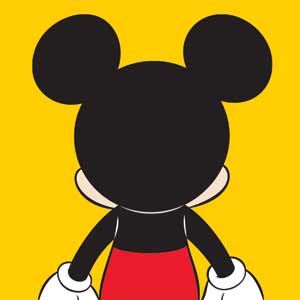 Disney Mickey Mouse Backwards Studio Wireless Skin