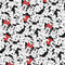 Disney Minnie Mouse Red Color Pop Face Pattern Xbox Adaptive Controller Skin