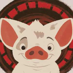 Disney Moana Pua Close Up Fire TV Cube Skin