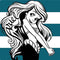 Disney The Little Mermaid Ariel Stripes Apple AirPods 2 Skin
