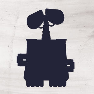 Disney Wall-E Silhouette iPhone 13 Pro Max Clear Case