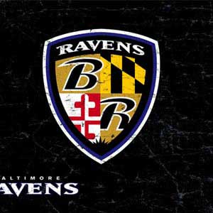NFL Baltimore Ravens - Alternate Distressed 3DS XL 2015 Skin