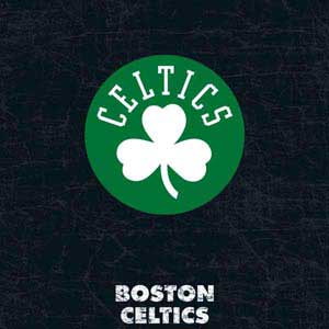 NBA Boston Celtics Black Secondary Logo Studio Wireless Skin