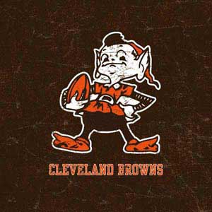 NFL Cleveland Browns Alternate Distressed Wii (Includes 1 Controller) Skin