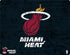 NBA Miami Heat Black Partial Logo iPhone XS Clear Case