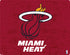 NBA Miami Heat Red Primary Logo iPhone XS Clear Case