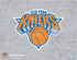NBA New York Knicks Orange Primary Logo iPhone XS Clear Case