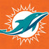 NFL Miami Dolphins Distressed- Orange iPhone XS Clear Case