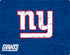 NFL New York Giants Distressed iPhone XS Clear Case