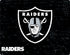 NFL Las Vegas Raiders Distressed iPhone XS Clear Case