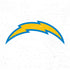 NFL Los Angeles Chargers Distressed iPhone XS Clear Case