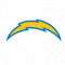 NFL Los Angeles Chargers Distressed Xbox 360 (Includes HDD) Skin