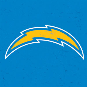 NFL Los Angeles Chargers - Alternate Distressed Studio Wireless Skin