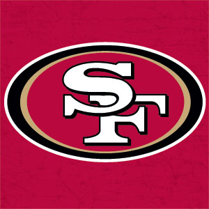 NFL San Francisco 49ers Distressed Wii (Includes 1 Controller) Skin