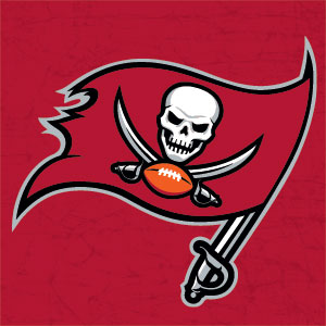 NFL Tampa Bay Buccaneers Distressed Cochlear Nucleus 6 Skin