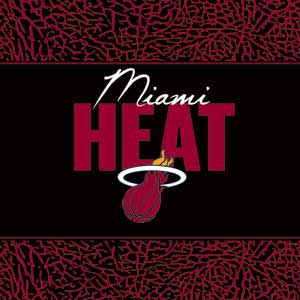 NBA Miami Heat Elephant Print Xbox Adaptive Controller Skin
