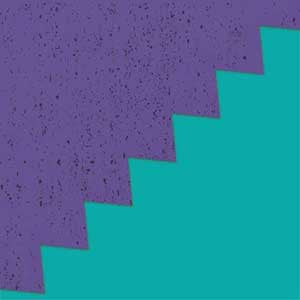 Purple Turquoise Zig Zag iPhone Charger (5W USB) Skin