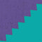 Purple Turquoise Zig Zag iPhone Charger (5W USB) Skin