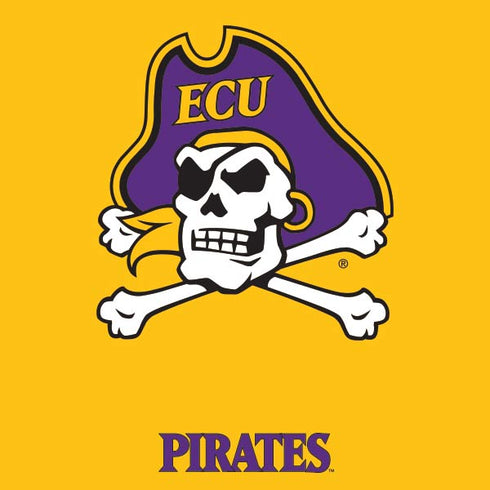 East Carolina University ECU Pirates Logo Yellow Xbox 360 Slim (2010) Skin
