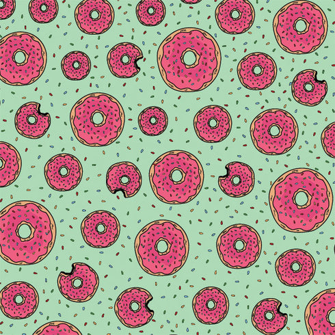 Donuts Foodie iPhone XS Clear Case