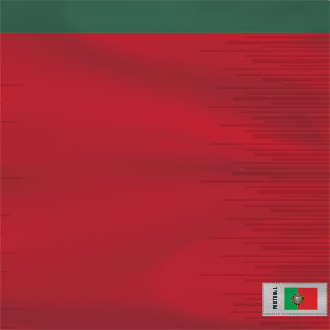 Portugal Soccer Flag PlayStation 4 Gold Wireless Headset Skin