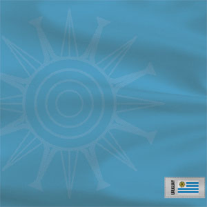Uruguay Soccer Flag PlayStation 4 Gold Wireless Headset Skin