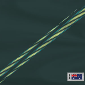 Australia Soccer Flag PlayStation 4 Gold Wireless Headset Skin