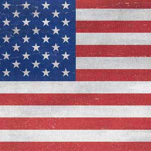 American Flag Distressed Xbox One X Console Skin