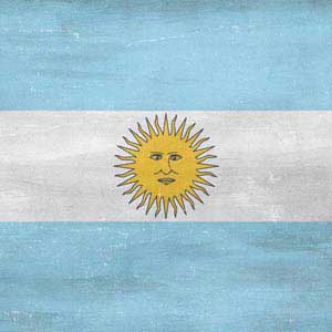 Argentina Flag Distressed Beats Solo 2 Wireless Skin
