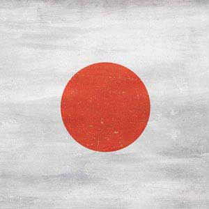 Japanese Flag Distressed Google Home Skin