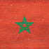Morocco Flag Distressed iPhone XS Clear Case