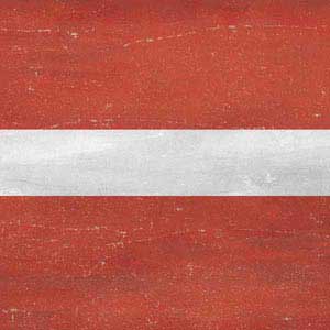 Latvia Flag Distressed PlayStation 4 Gold Wireless Headset Skin