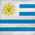 Uraguay Flag Distressed iPhone XS Clear Case
