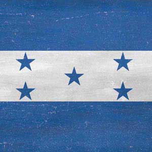 Honduras Flag Distressed Xbox 360 Slim (2010) Skin