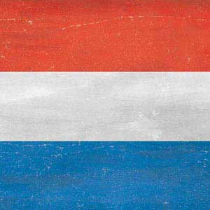 Netherlands Flag Distressed Fire TV Cube Skin