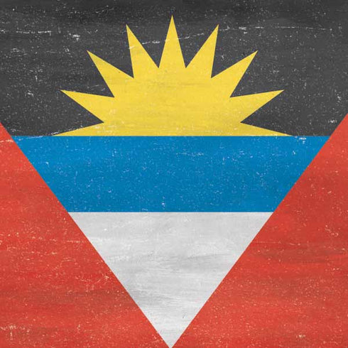 Antigua and Barbuda Flag Distressed iPhone XS Clear Case
